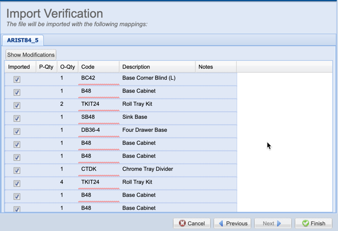 Import 2020 Design as Misc Items - Breakfront Software